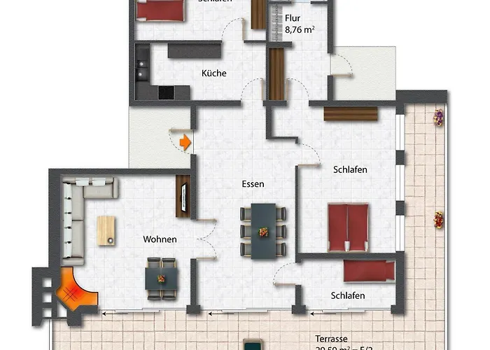 Apartamento Wildgruen Koenigs 15 A Kl